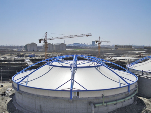 淮南市污水池加盖膜结构遮阳篷 - 排名
